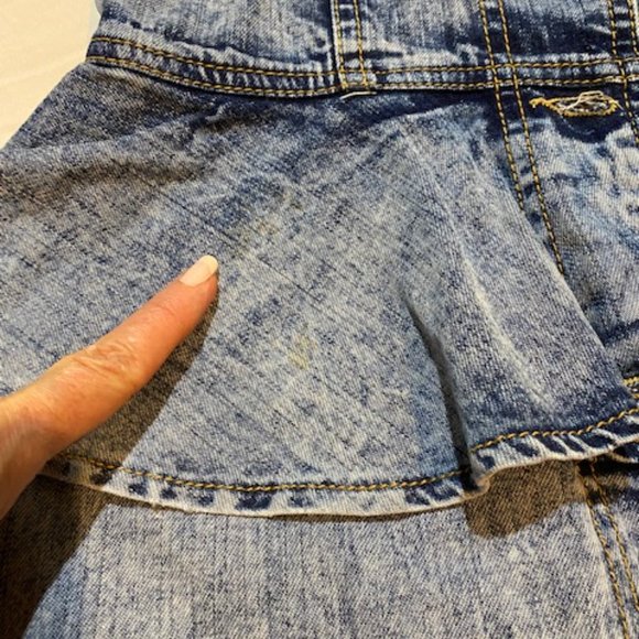 Super cute vintage denim peplum dress, 7 - Picture 12 of 13